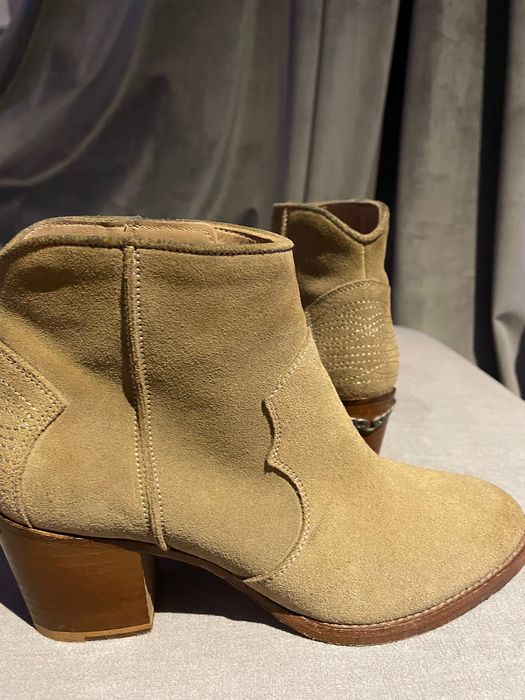 ZADIG VOLTAIRE-Paris …stylowe botki Molly…-roz.37