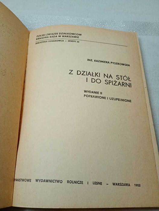 #31 Z działki na stół i do spiżarni. Kazimierza Pruszkowsk