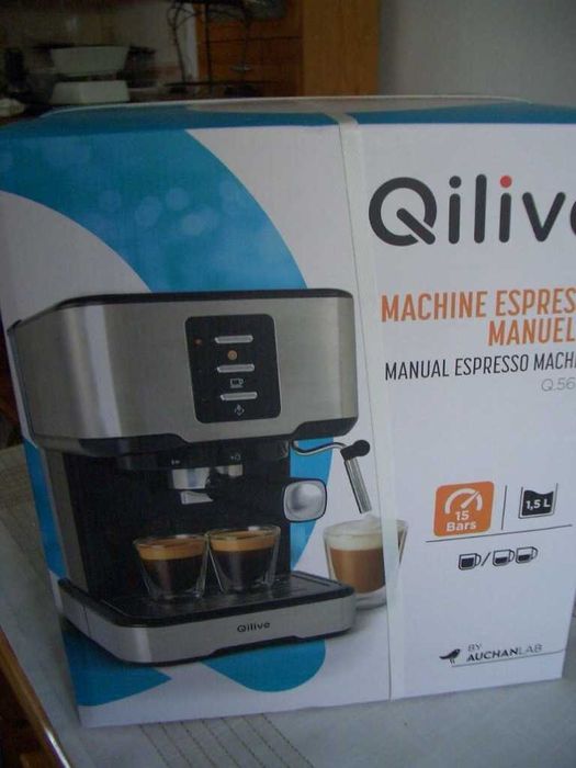 Ekspres ciśnieniowy kolbowy 850W Q5685 15 bar. Nowy