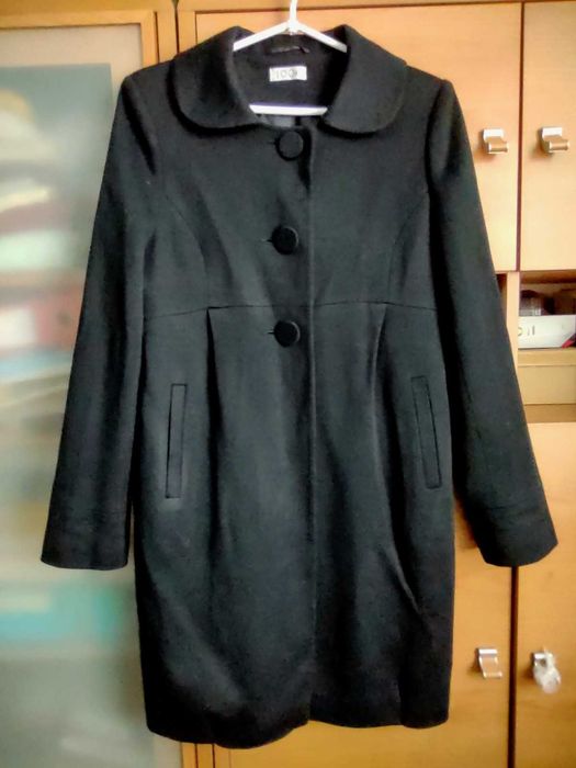 Płaszczyk damski czarny elegancki S