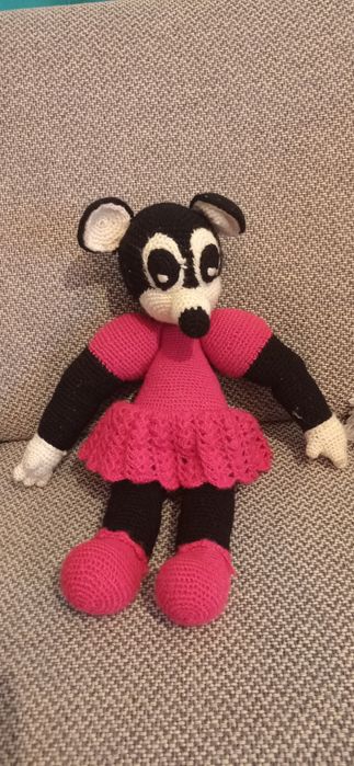 Lalka szydełkowa handmade 45 cm
