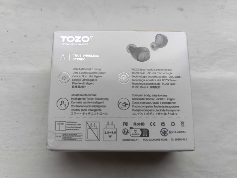 Навушники бездротовi TOZO A1 , новi