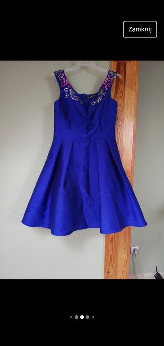 Chabrowa sukienka na wesele