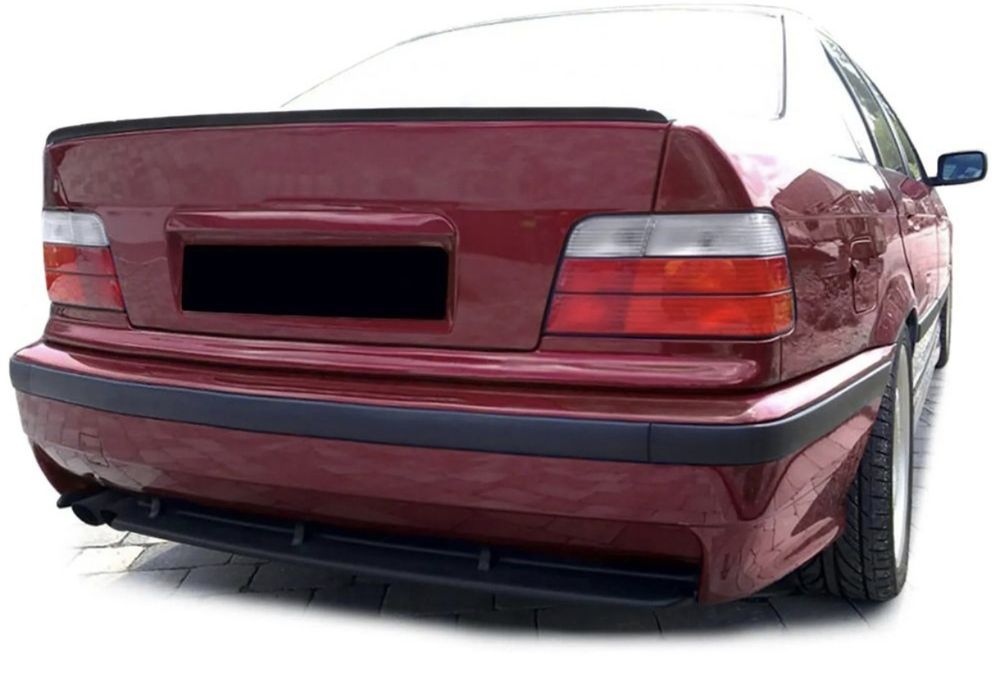 BMW E36 Lotka Spoiler Dokładka Tylna Mała Czarny Połysk
