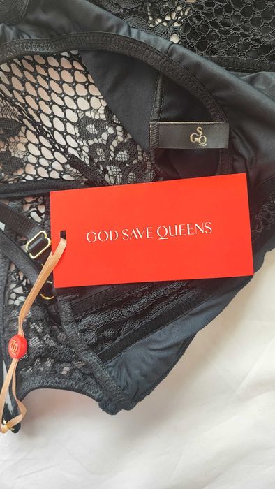 God Save Queens - koronkowe body VALENTINA - rozmiar XS