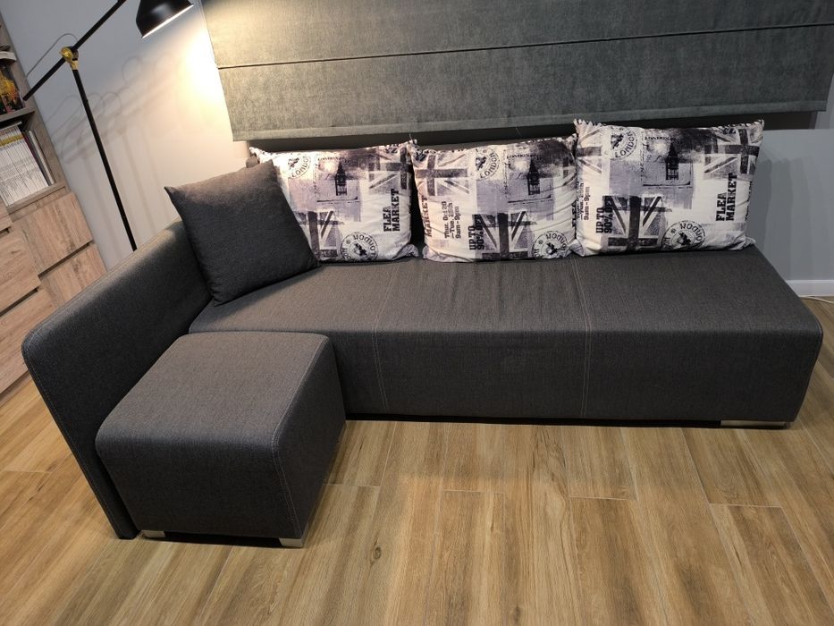 Sofa narożna, rozkładana