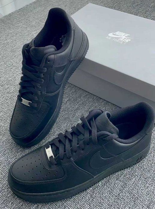 Buty Trampki Nike_Air_Force_1_Low_07_Black R.42