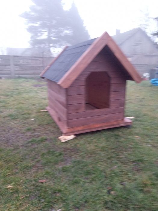 Buda dla psa XXL owczarka OKAZJA (ocieplana) solidna.  Możliwość tranp