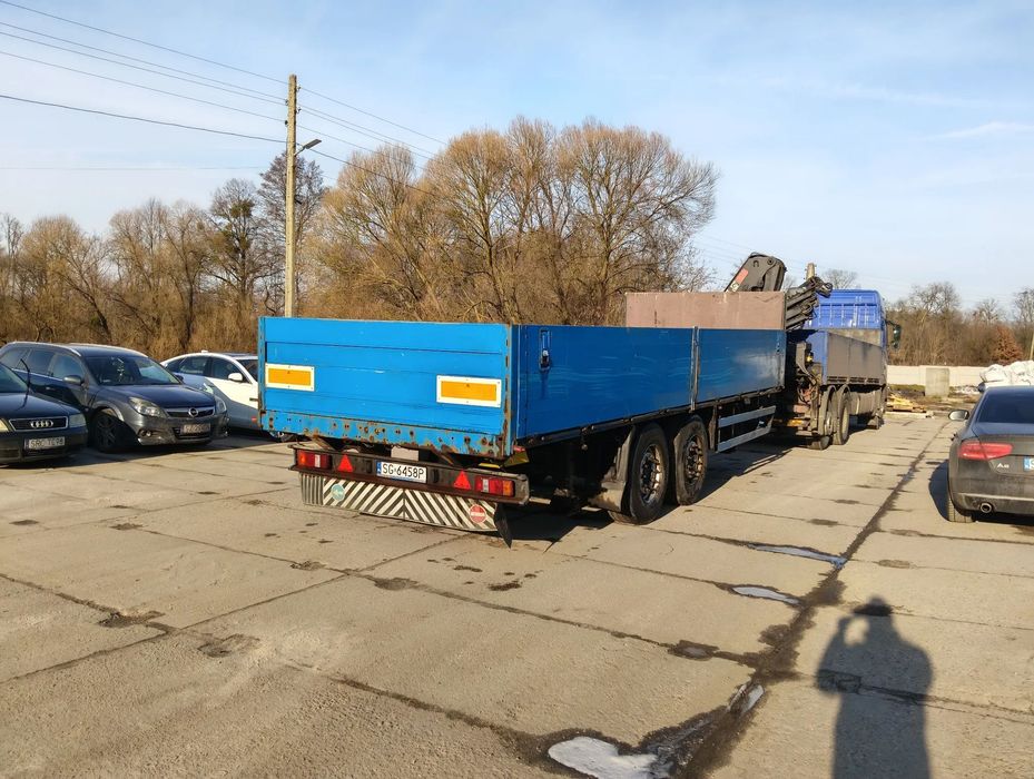 Orten Ag18t  Przyczepa tandem Górny zaczep 7.3 m burtowa standard