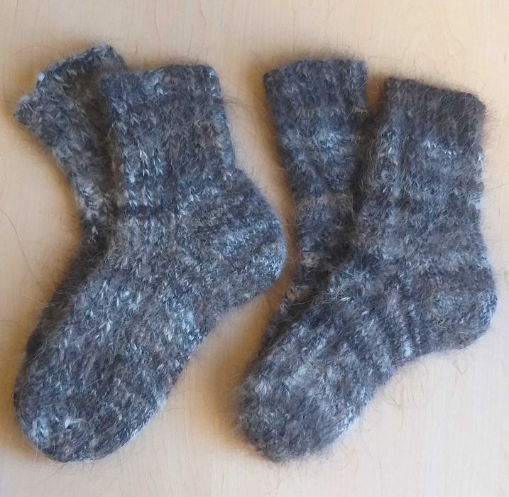 Носки,рукавички из собачьей шерсти