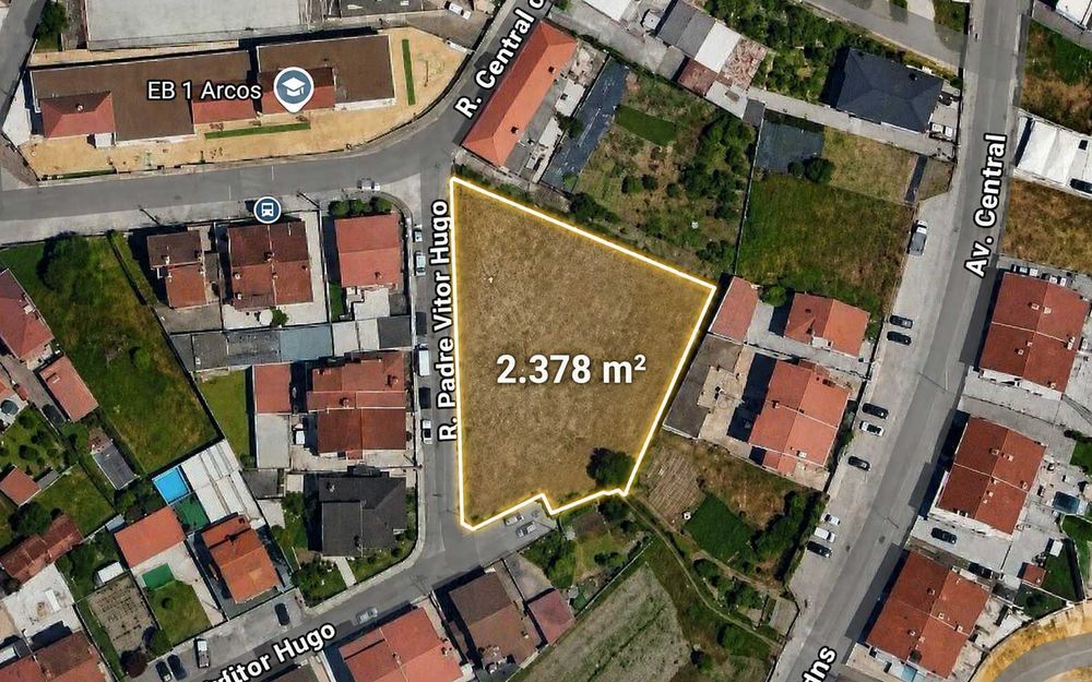 Terreno p/ 5 moradias – Maia - 2378m2– 299.000 €