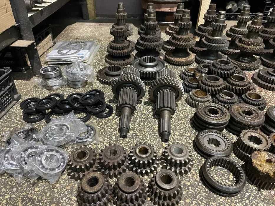 Шестерні, вали, запчастини КПП Газ 53, Газ 66, Газ 3307, Газ 52, Газ 51
