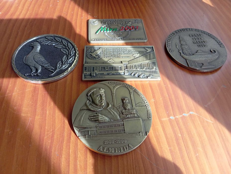 Conjunto de medalhas
