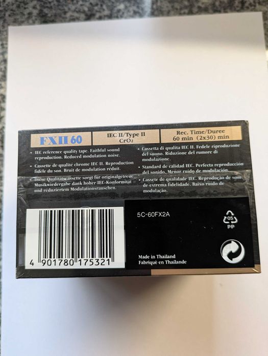 Sony FX II 60 + HF 60 – Lote de Cassetes Seladas Vintage (NOS)