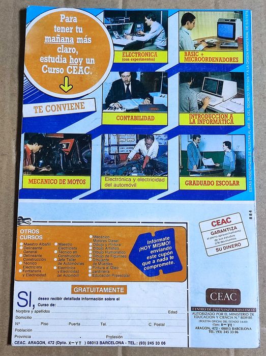 Top Secret - El Bunker / banda desenhada comic 1987 (Espanha)