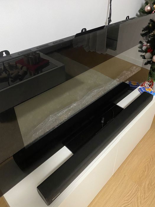 Lareira Elétrica - Chamas Realistas - Grande e Aquecedor