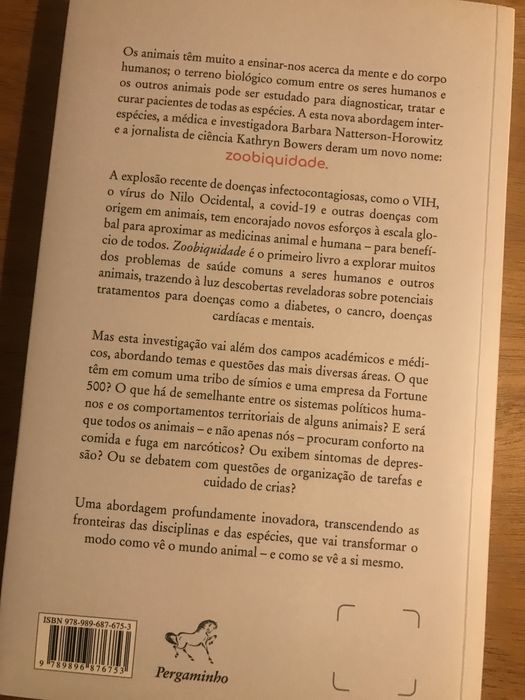 Livro “Zoobiquidade”