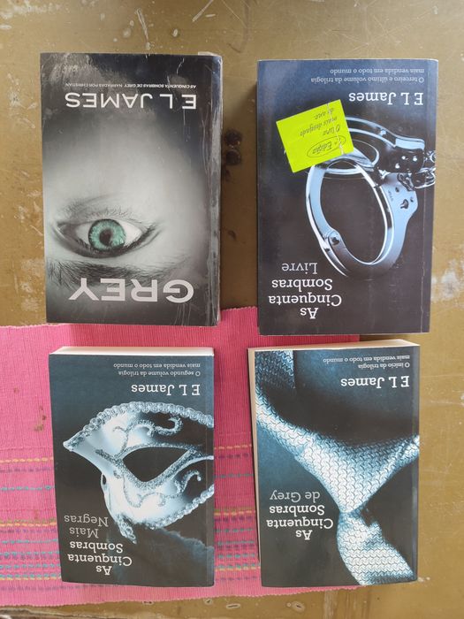 Livros as cinquenta sombras de grey