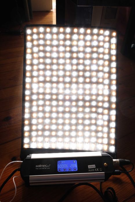 Painel Led Flexível - Walimex Pro Flex LED 500 Bi Color64286504467201122