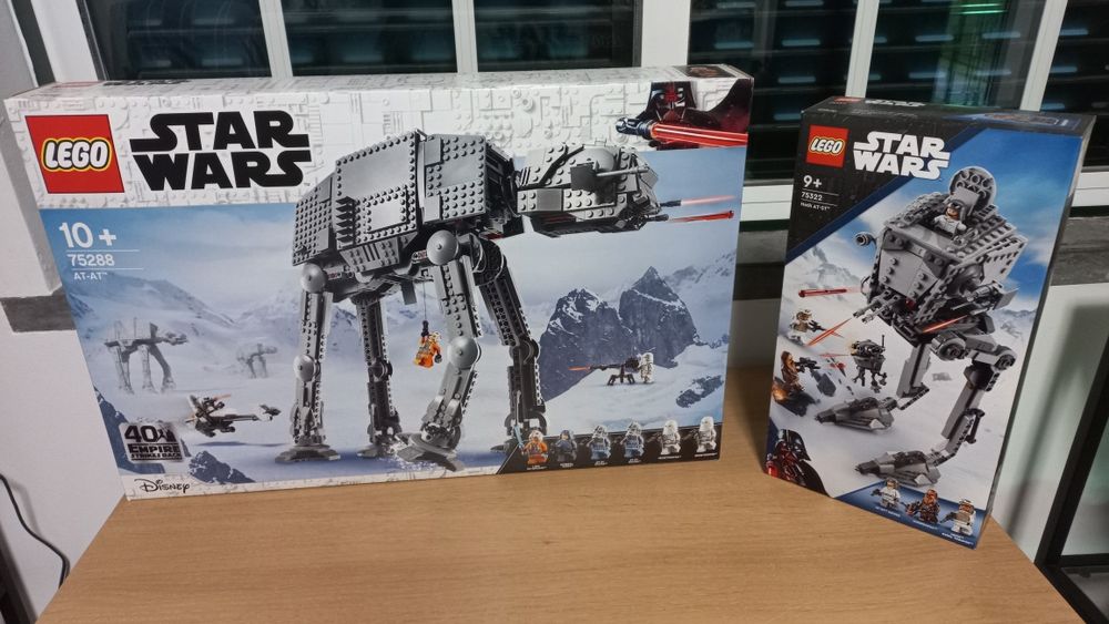 Lego star wars 75288 at at + at st hoth 75322