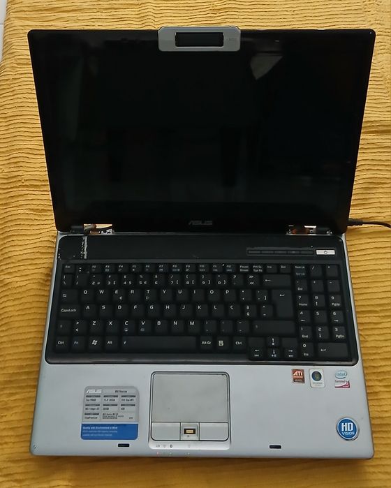 Portatil Asus M51V só acende a Bord sem Carregador ver todas Fotos