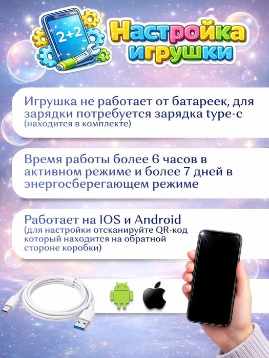 Інтерактивна іграшка, розумна, з штучним інтелектом AI Chatgpt