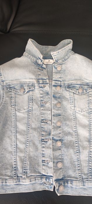 H&M kurtka jeans dziewczęca 158 cm