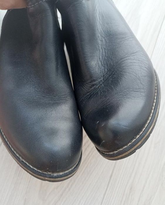 Сапоги  шкіряні жіночі