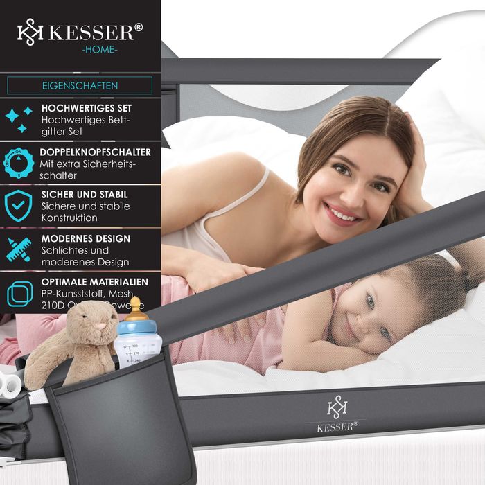 Nowa bramka / barierka zabezpieczająca /150CM/ ochrona / KESSER !4457!