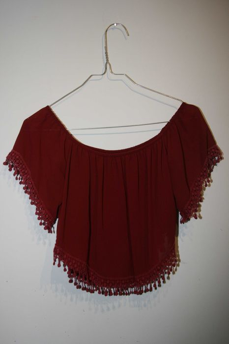 Crop Top Bordeaux