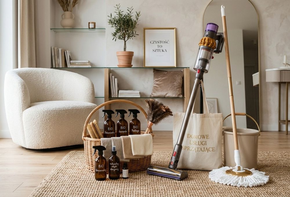 Sprzątanie domów, mieszkań