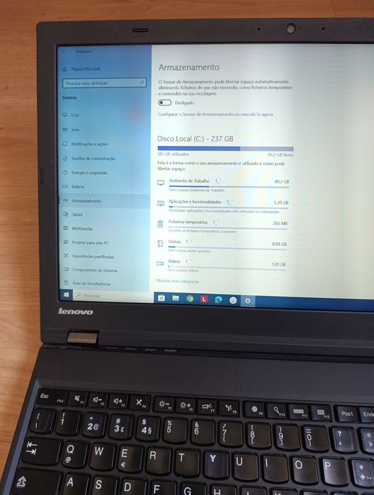 Lenovo Thinkpad t540p 15,6 polegadas