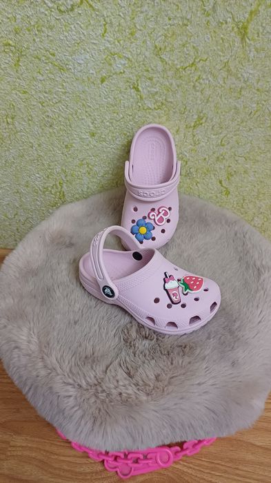 Сабо шлепанцы  детские кроксы  Crocs c9 обувь для девочек