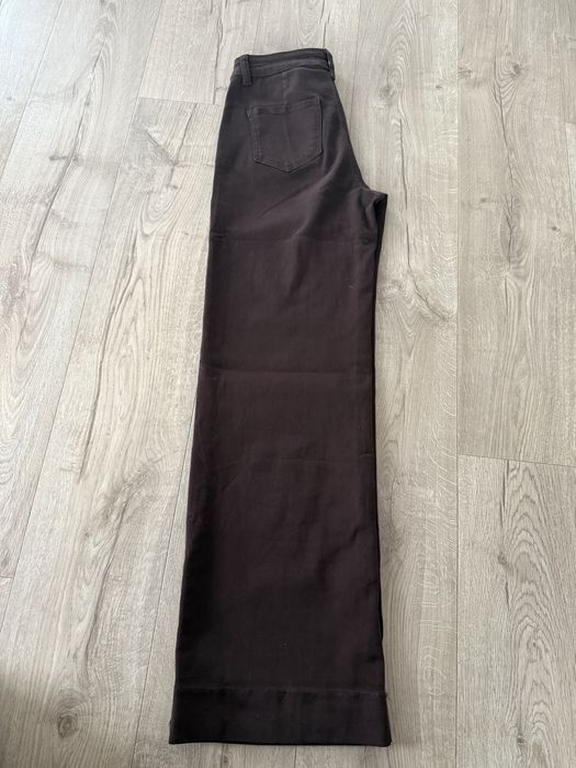 Jeansy culotte czekolada M