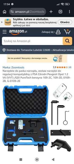 Narzędzie do paska rozrządu