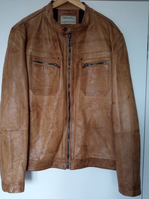 Kurtka z eko skóry, męska rozm. XXXL