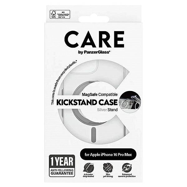 Etui CARE by PanzerGlass Feature Kickstand Case z MagSafe na iPhone 16