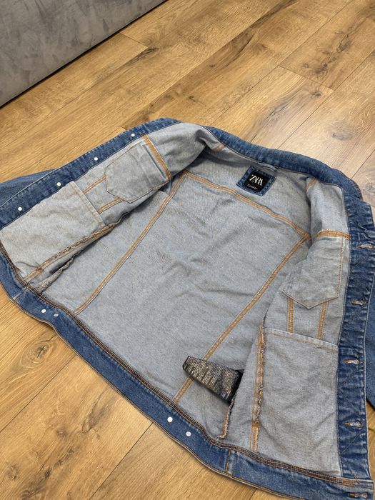 Джинсова куртка чоловіча Zara розмір S