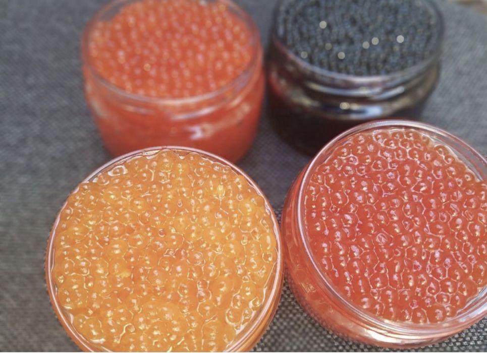 Икра червона чорна горбуша кета лосось!Акція!