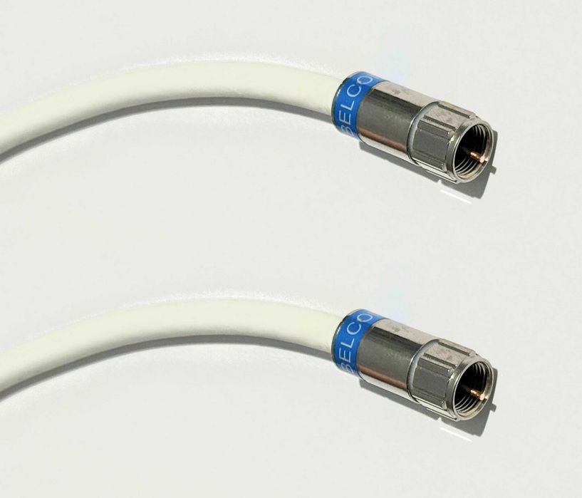 Kabel antenowy wewnętrzny zakończony złączami kompresyjnymi F 7m