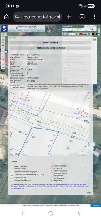 Działka pod zabudowe Bronkowice