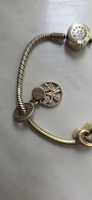 Bransoletka złota Pandora