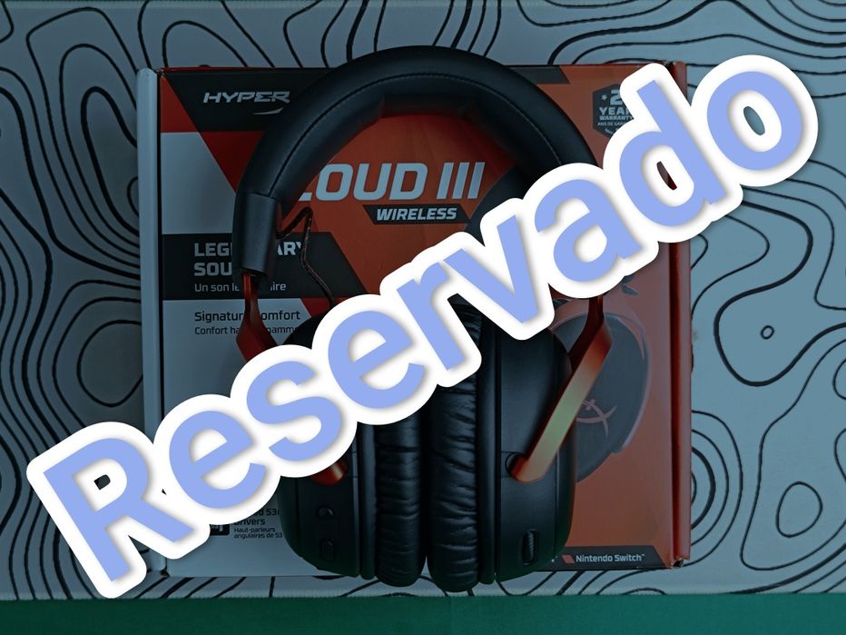 HyperX Cloud III Wireless - Como Novo