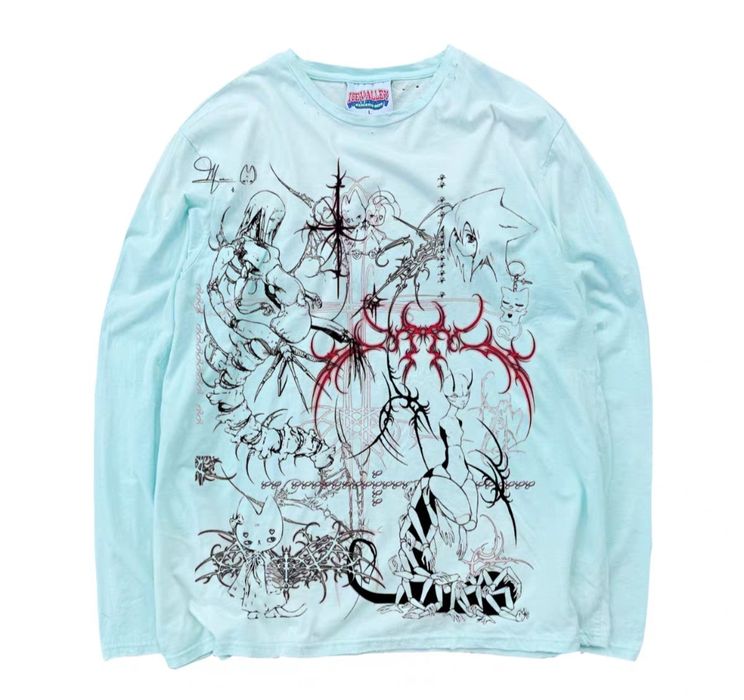 Y2k opium distress longsleeve