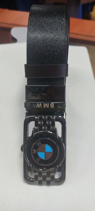 Pasek skórzany z klamrą