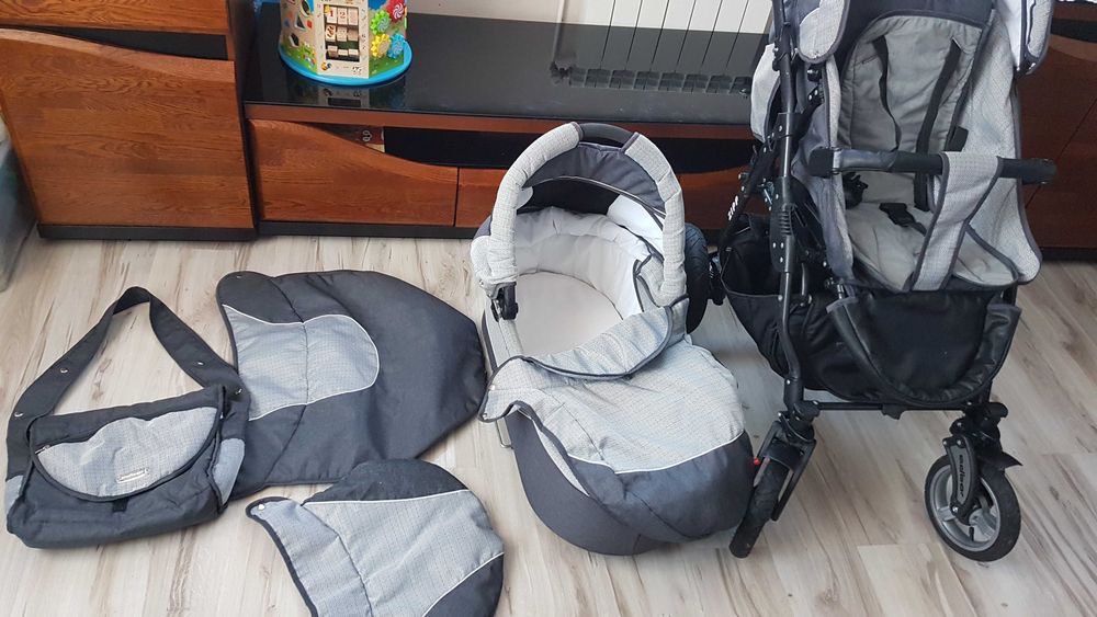 Wózek dziecięcy wielofunkcyjny, składany ADBOR ZIPP 3w1