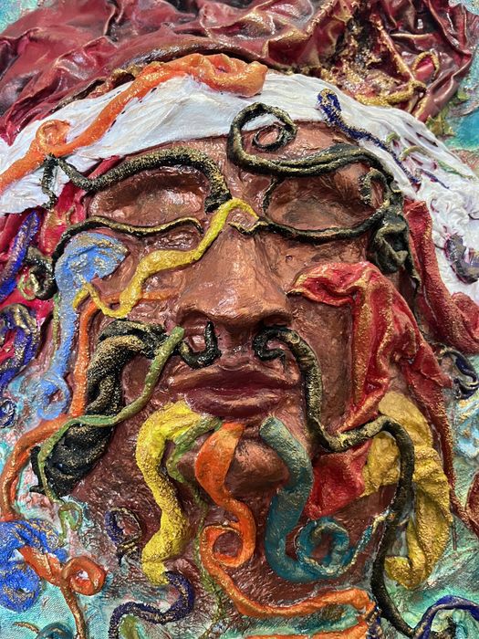 Pintura Arte, cabeça de homen