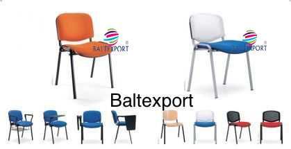 Cadeira Visitante Multiusos Escolar igreja Tecido Pele Sintética Nova