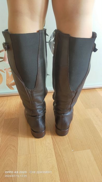 Сапоги зимние женские 37 размер. Италия. Оригинал. Дешево !!