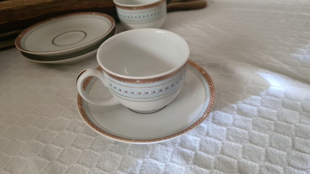 Serviço de café porcelana Vista Alegre VA Collares